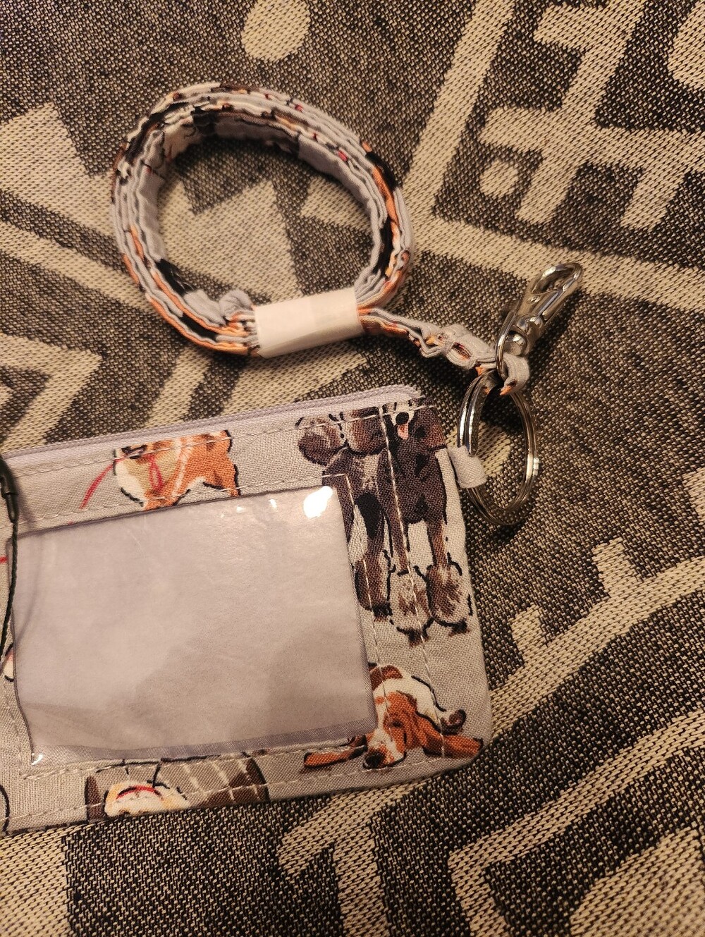 NWOT Vera Bradley Zip ID Case In Dog Show Pattern New Without Tags - Picture 3 of 10